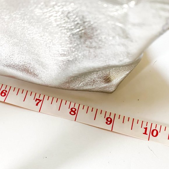 Moral Code Silver Leather Cosmetic Case - Picture 4 of 6